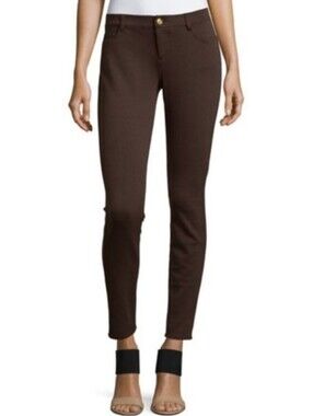 NWT Michael Kors Chocolate Skinny Pants Size 8